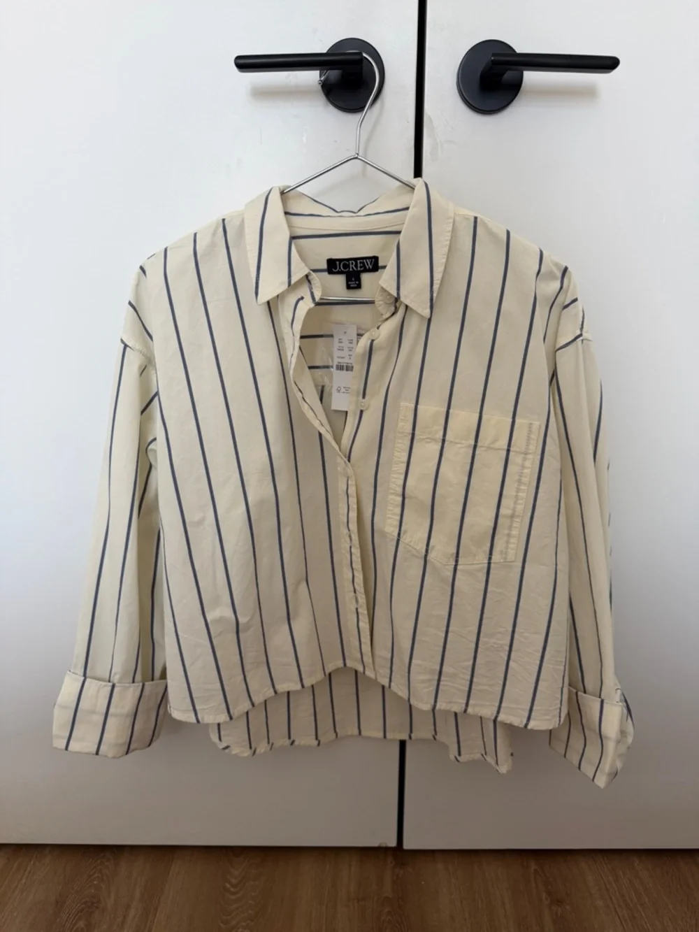 J. Crew cropped striped shirt Étienne - Picture 4 of 5